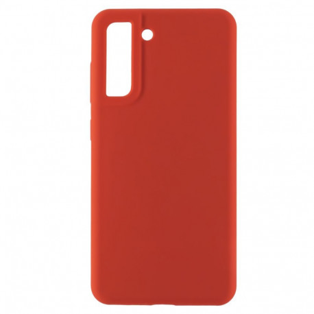 Evelatus Samsung Galaxy S21 FE Premium Soft Touch Silicone Case Chinese red