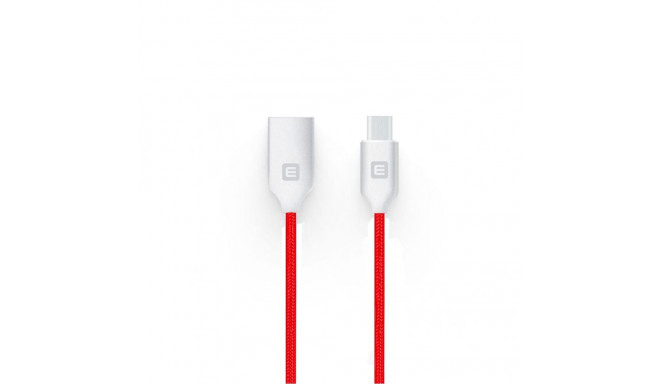 Evelatus - MicroUSB cable EDC04 Red
