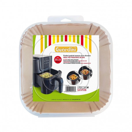 "50-osaline ruudukujuline pabervorm 20 cm õhufritüürile"