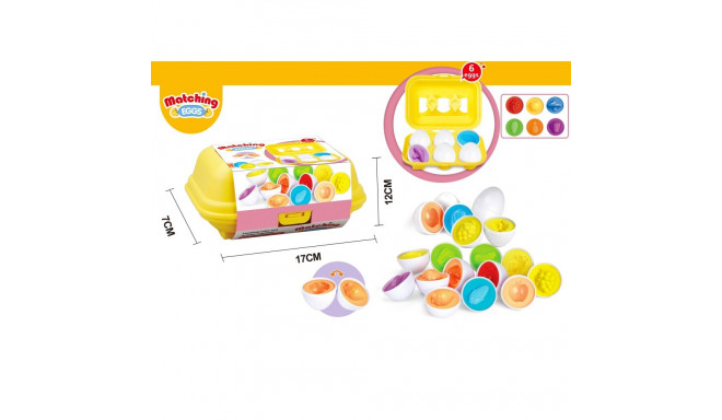 6 tk köögivilja ja puuvilja paaritamise munad