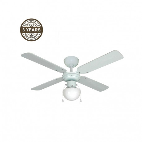 CEILING LAMP/FAN PLINO E27 WHITE