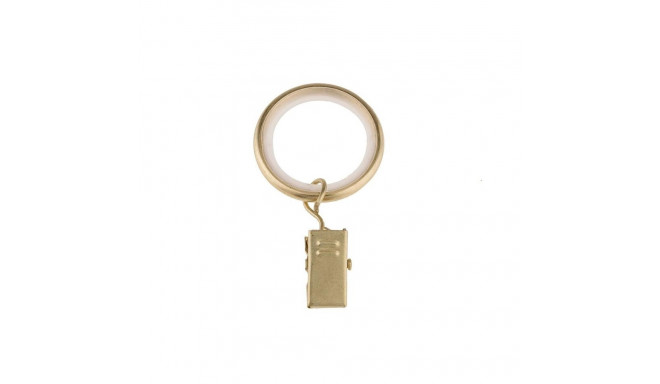 RINGS WITH CLIPS SILENT D19 MAT GOLD(10)