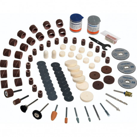 Dremel 724 Multipurpose Accessory Set 150 pieces