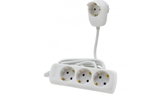 REV Multiple Socket Outlet 3+1-pesaline 2m valge Powersplit