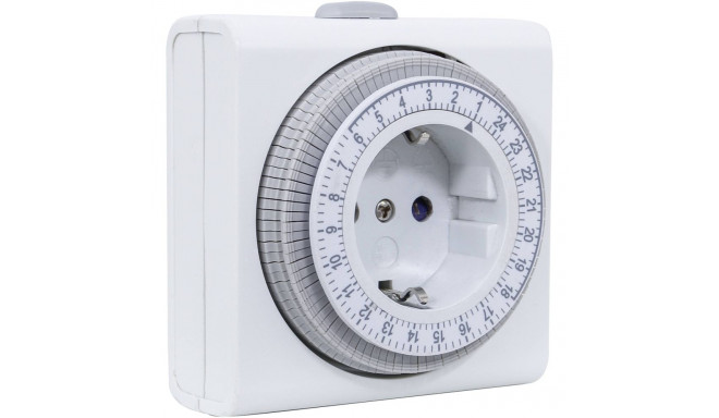 REV timer compact analog  white