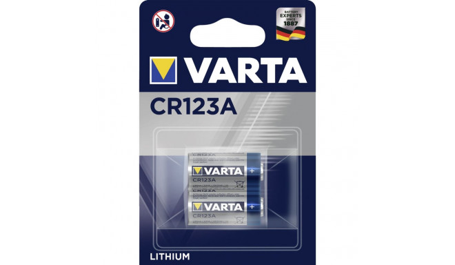 10x2 Varta Professional CR 123 A PU sisekarp