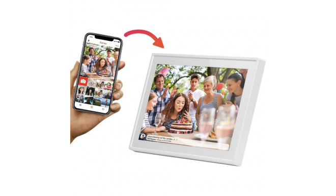 Braun DigiFrame 1019 WiFi 25,7cm (10,1) white