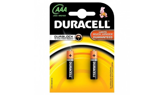 Duracell MN 2400 Basic AAA (LR03) Blister Pack 2pcs