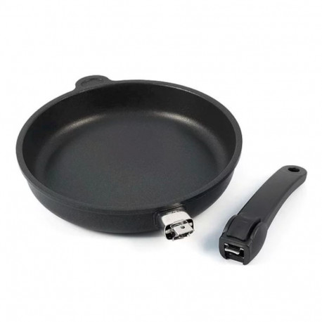 Induction frying pan with detachable handle AMT Gastroguss