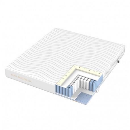 Spring mattress KUKA DUO DELUX 160x200xH26cm