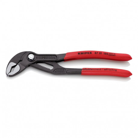 Cobra toru- ja veepumpatangid 87 01 180 180mm 18-astmeliselt reguleeritavad, punane