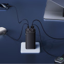 Baseus GaN6 Pro Charger 100W 2 x USB-C 2 x USB-A with Black USB-C Cable 100W 1m - Black Baseus GaN6 Pro Charger 100W 2 x USB-C 2 x USB-A with Black USB-C Cable 100W 1m - Black