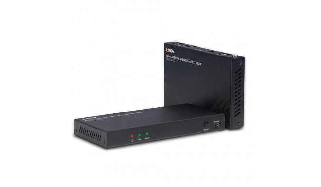 Lindy 100m Cat.6 HDMI 4K60, Audio, IR and RS-232 HDBaseT Extender