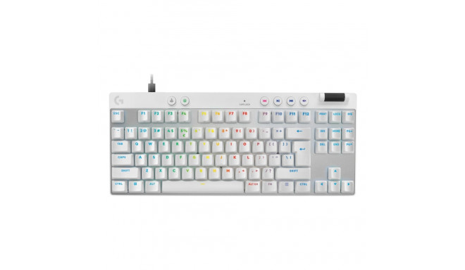 Logitech G PRO X TKL Rapid valge mänguklaviatuur USB QWERTY US International