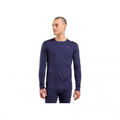Odlo BL TOP crew neck l/s MERINO 200 long-sleeved thermal underwear, size M, blue