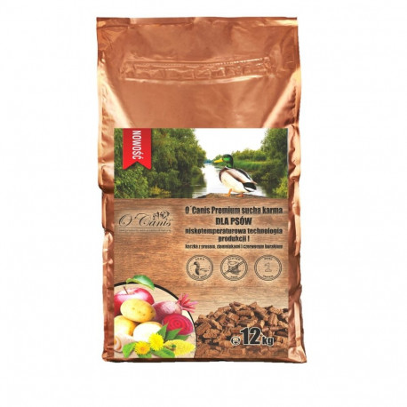 O'CANIS Premium Duck with millet, potatoes, and red beetroot - dry dog food - 12kg
