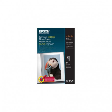 Epson Premium Glossy Photo Paper - A4 - 50 Sheets
