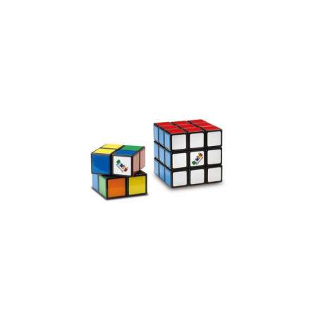 Rubik’s Cube, Duo Pack of The Original 3x3 &amp; Mini 2x2 Classic Color-Matching Problem-Solving