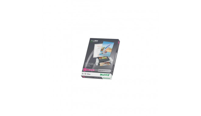 Leitz iLAM Ultra-premium Glossy A5 Laminating Pouches with UDT, 125 microns. Pack of 100.