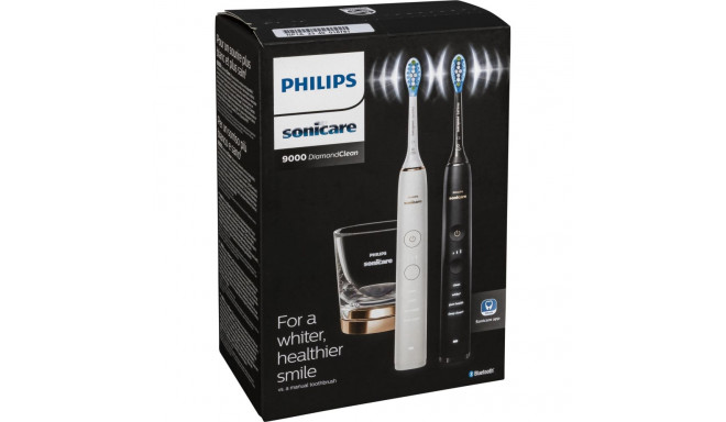 Philips Toothbrush HX9914 57 Sonicare DiamondClean 9000 2nd handle black Schwarz and white (HX9914/5