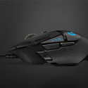 Logitech G502 HERO, wired gaming mouse, black