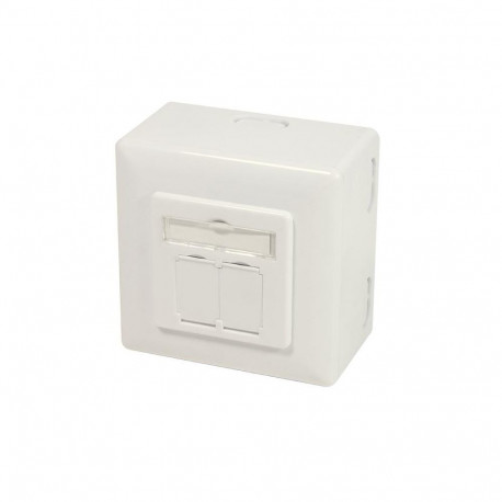Logilink | Cat.6A Wall Outlet STP | NP0124 | White