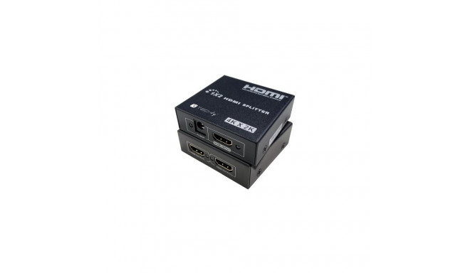 Techly 365818 HDMI jagaja, 1x2, 4K 30Hz, aktiivne