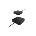 i-tec USB-C kahe ekraaniga dokkimisjaam HDMI DP LAN AUDIO toiteedastus 100 W