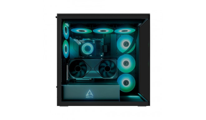 Arctic Xtender VG Tinted ARGB Case Black (ACPCC00016A)