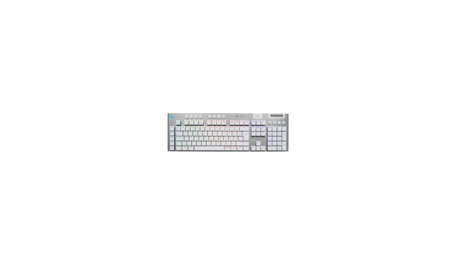 Logitech G915 X LIGHTSPEED Low-Profile Gaming Keyboard, Tactile Switches, White