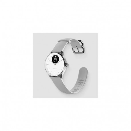 Withings Scanwatch Light smartwatch, 37 mm, white / gray