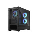 Fractal Design | Pop Mini Air RGB | Side window | Black TG Clear Tint | mATX, Mini ITX | Power suppl