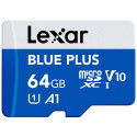 MEMORY MICRO SDXC 64GB UHS-I/W/A LMSBLPL064G-BNANG LEXAR