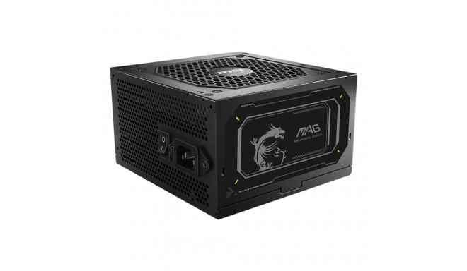 Power Supply|MSI|MAG A850GL PCIE5 II|850 Watts|Efficiency 80 PLUS GOLD|PFC Active|MAGA850GLPCIE5II