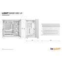 Case|BE QUIET|LIGHT BASE 600 LX|Tower|ATX|MicroATX|MiniITX|Colour White|BGW68