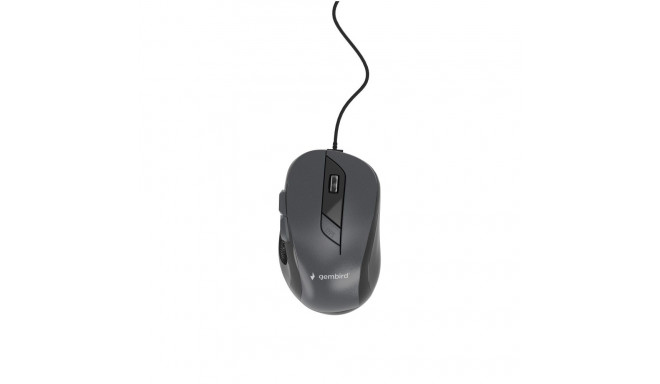 MOUSE USB OPTICAL BLACK/GREY/MUS-6B-01-BG GEMBIRD
