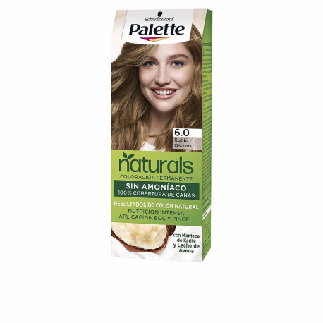 Palette juuksevärv Natural 6.0 1tk, tume blond