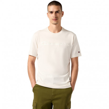 Champion meeste t-särk SS Tee 220273 WW056 2XL, kreemjas