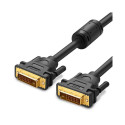 Cable DVI-D - DVI-D (24+1) (2K@60Hz 2560*1600) supports DVI-I 24+5 ports 2m black DV101 UGREEN Cable DVI-D - DVI-D (24+1) (2K@60Hz 2560*1600) supports DVI-I 24+5 ports 2m black DV101 UGREEN