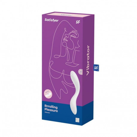 Satisfyer vibraator Rolling Pleasure G-punkti, valge