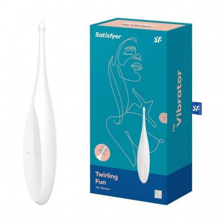Satisfyer vibraator Twirling Delight, valge
