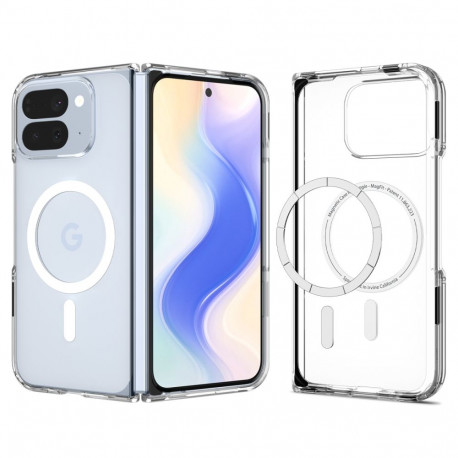 Kaitseümbris Ultra Hybrid Pro (MagFit), Google Pixel 10 Pro Fold, läbipaistev, Qi2/MagSafe toega, Sp