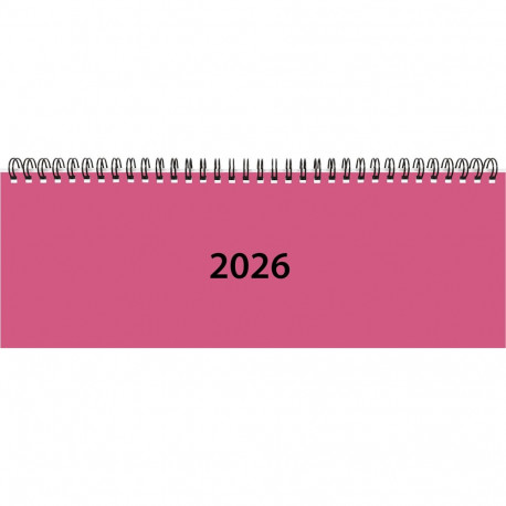 Lauakalender Classic plastkaaned fuksiaroosa 00300/40422