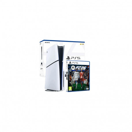 Sony PS5 Konsole SLIM Disc Ed E-Chassis 1TB + EA FC26