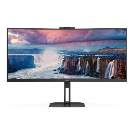 AOC CU34V5CW/BK | 34 " | VA | 21:9 | 100 Hz | 4 ms | 3440 x 1440 pixels | HDMI ports quantity 1
