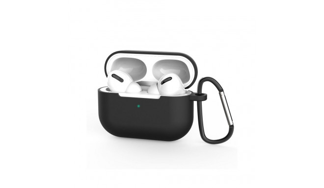 Hurtel Case for AirPods Pro 2 / AirPods Pro silicone soft case for headphones + keychain lobster cla