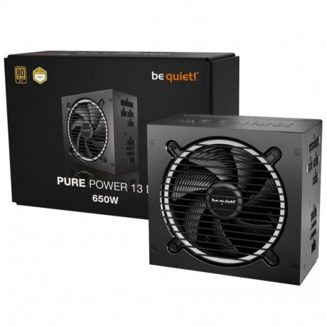 BE QUIET Power Supply||Pure Power 13m|650 Watts|Efficiency 80 PLUS GOLD|PFC Active|MTBF 100000 hours