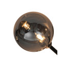 CEILING LIGHT BORA 6XG9 BLACK/SMOKY