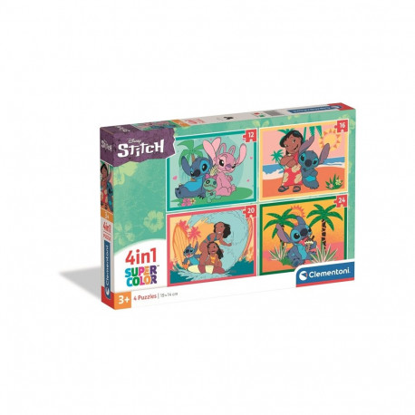 TOY PUZZLE 4IN1 STITCH 21745