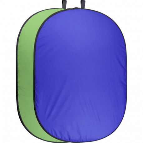 Walimex pro kokkupandav taust 200x230cm roheline/sinine